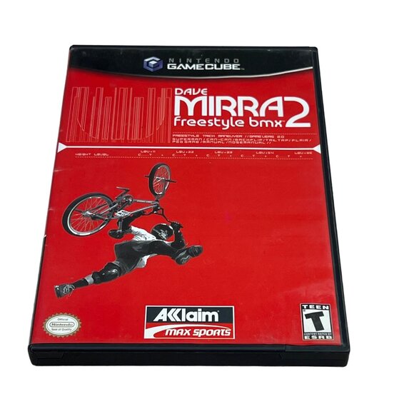 Nintendo Gamecube Dave Mirra 2 Freestyle BMX Game in Case - Picture 1 of 4